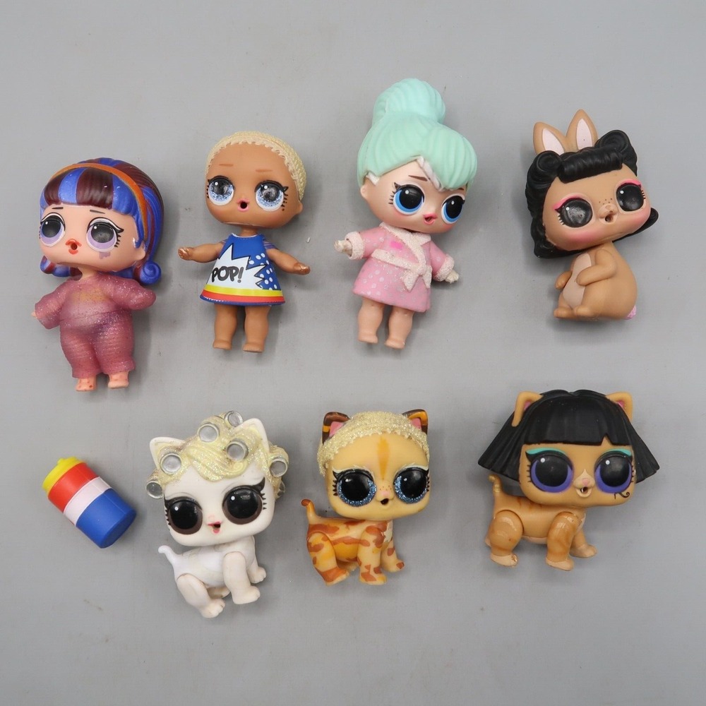 LOL OMG Dolls Lot Dolls & Animals Pets Small Toys by MGA